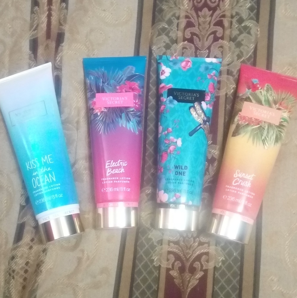 4 Brand New Victoria's Secret Fragrance Lotions